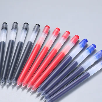 12 шариковых ручек гелевая ручка большой емкости giant может писать полной иглой трубка сажа кисть вопрос подпись ручка