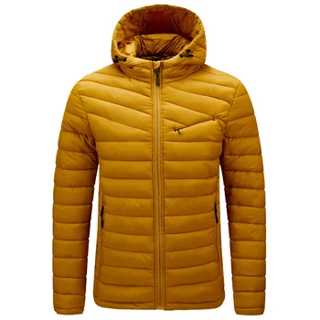 2023 Мужские однотонные повседневные куртки, Модный бренд, уличные Теплые ветрозащитные пальто с капюшоном, Высококачественные Зимние куртки для мужчин
