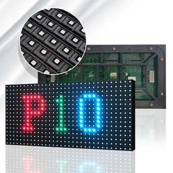 320x160mm P10 Открытый Полноцветный Светодиодный Экранный Модуль 32*16 Пикселей SMD3535/SMD2727 RGB P10mm 1/2 или 1/4 Сканирующая Светодиодная Панель