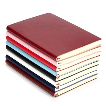 5X6 цветов в случайной мягкой обложке из искусственной кожи, блокнот для записей, дневник на 100 страницах с подкладкой