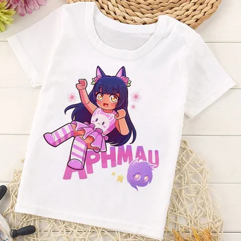 Aphmau big bother teens детская футболка tee kawaii costume e girl дизайнерский vetement enfant garcon топы для детей