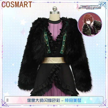 COSMART Idol Master Shining Colors Aketa MikotoDress косплей костюм Aketa Mikoto Cos Game Аниме-вечеринка Униформа Hallowen Play