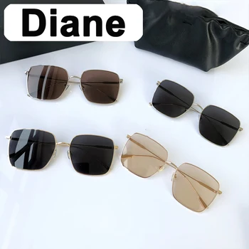 Diane GENTLE Y2K Женские солнцезащитные очки для мужчин, Винтажные Роскошные брендовые товары, Дизайнерские Летние Uv400, Модные Monst Korean 2023