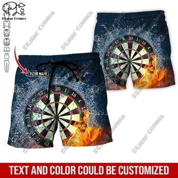 PLstar Cosmos 2023 новое пользовательское название летние модные шорты с полной 3D печатью повседневные шорты серии darts club прямая продажа 1