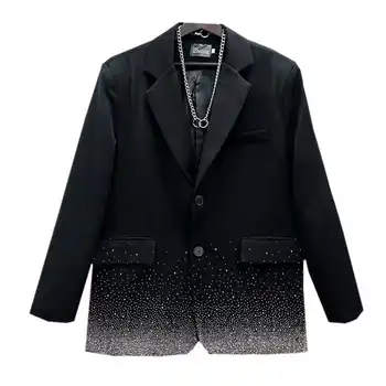 rt0413 Модные мужские Пальто и куртки 2023 Взлетно-посадочной полосы Роскошный Европейский Дизайн стиль вечеринки мужская Одежда