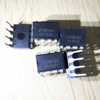 V108104 DIP-8 Встроенный восьмиконтактный двухрядный интеллектуальный электросчетчик с памятью, микросхема питания IC Новый оригинал