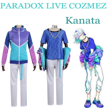 Аниме Paradox Live Cozmez Косплей Yatonokami Kanata Косплей костюм рэпера для выступлений на сцене Костюмы на Хэллоуин для мужчин