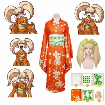 Аниме Супер Данганронпа 2 Сайондзи, комплект кимоно, косплей костюм