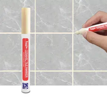 Белый Водонепроницаемый маркер для плитки, ручка для затирки швов на стенах, 12 цветов По желанию, инструменты для обеззараживания пола в ванной, инструменты для ремонта швов