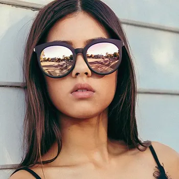 Брендовые Дизайнерские Винтажные Женские солнцезащитные очки Cateye 2021, Ретро Розовые Женские солнцезащитные очки, Роскошные Квадратные очки UV400
