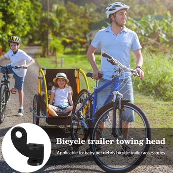 Велосипед Сцепное устройство для велосипедного прицепа Соединитель для велосипедного прицепа из нержавеющей стали Сцепное устройство для велосипедного прицепа для детских прицепов и грузов