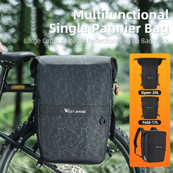 Велосипедная сумка, Расширяемая Сумка для задних сидений MTB для шоссейных велосипедов, Многофункциональная сумка для хранения велосипедов, Водонепроницаемая Велосипедная стойка, Сумки для сидений