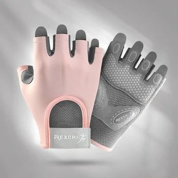 Велосипедные перчатки на полпальца для мужчин и женщин, Износостойкие рукавицы с защитой от пота, Перчатки для бега, гольфа, спорта на открытом воздухе d88