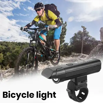 Водонепроницаемый велосипедный фонарь, безопасная светодиодная лампа на руле велосипеда, Сверхяркая велосипедная фара из алюминиевого сплава, перезаряжаемая для езды на велосипеде