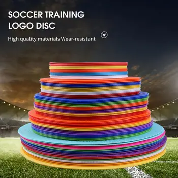 Высококачественный нескользящий эластичный, хорошо узнаваемый футбольный круг, ориентир, коврик, логотип препятствия, круглый диск