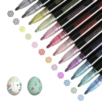 Двухлинейные контурные ручки 12/24 цветов, контурные маркеры, двухлинейная ручка для рисования, фотоальбомов 