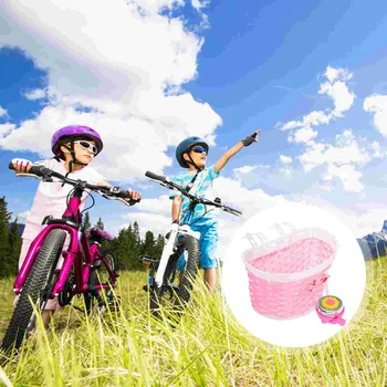 Детская Велосипедная корзина, Велосипедный Милый Детский Контейнер, Детские утепленные Аксессуары для велосипедов