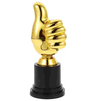 Детский Потрясающий трофей, декор для награждения, Забавный пластиковый баскетбольный трофей в форме большого пальца для взрослых, футбольный трофей