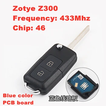 Для Zotye Z300 складной пульт дистанционного управления 433 МГц 46 чип