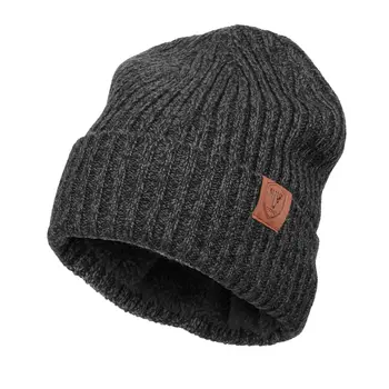 Зимняя шапка OZERO Knit Beanie, утепленная зимняя шапка с черепом из плотного флиса для мужчин и женщин