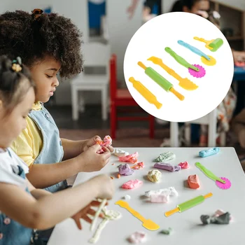 Игрушки-головоломки, Цветная глиняная форма, детские инструменты, умный набор для игры с тестом, Объемные формы, цветные