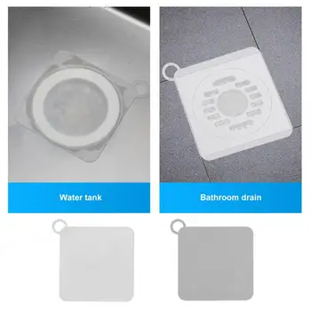 Квадратный силиконовый сливной люк без запаха, эффективный силиконовый сливной люк, простая установка для ванных комнат