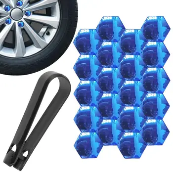 Колпачки для штока автомобильных колес, 20ШТ Универсальных колпачков для штока шин, всепогодные, устойчивые к коррозии и герметичные для защиты воздуха