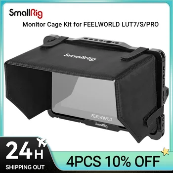 Комплект Клетки для монитора SmallRig для FEELWORLD LUT7 LUT7S LUT7 PRO и LUT7S PRO с Клеткой для монитора камеры и Sunhood 3837