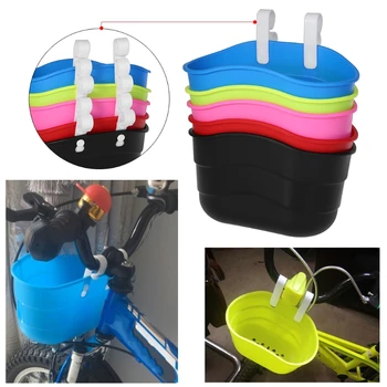 Корзина для велосипеда, Переноска для переднего руля детского велосипеда, Пластиковая Седельная сумка для скутера