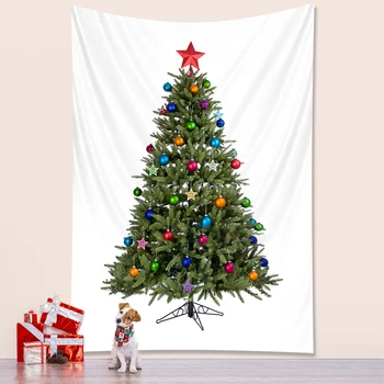 Красивая Рождественская елка Большого размера, украшение для спальни, Украшение для Новогодней вечеринки, Гобелен, настенный Гобелен, Декоративный матрас в богемном стиле