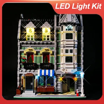 Набор светодиодных ламп для продуктового магазина 10185, совместимого с 15008 Green (только светодиодная подсветка, не включает модель Bricks)