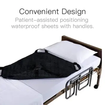 Накладка для позиционирования кровати Переносное одеяло с ручками Водонепроницаемая многоразовая простыня Подъемное устройство для пациента