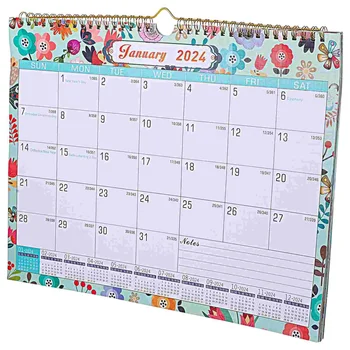 Настольные Календари 2024 Календарь Встреч, Висящий Дома 2023 2024 на стене комнаты Ежедневное Использование Календарей для Заметок