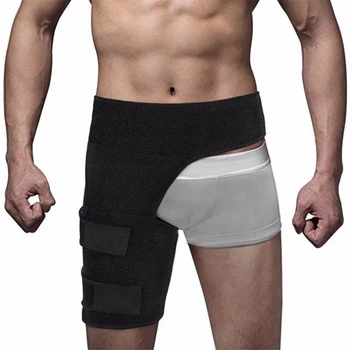 Неопреновые леггинсы для занятий фитнесом, тяжелой атлетикой, спортивные защитные набедренные ремни, предотвращающие мышечное напряжение, утягивающие животик, Корректирующее белье для тела