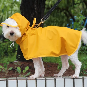 Непромокаемый Дождевик для Большой Собаки Водонепроницаемая Одежда для Домашних Животных для Собак Среднего Размера Золотистый Ретривер Питбуль Дождевики талисманы Одежда