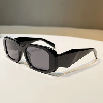 Новый тренд, Мужские И Женские Модные солнцезащитные очки из ацетата, Винтажные оттенки, Женские Роскошные очки с поляризацией UV400, очки с коробкой 17 Вт F