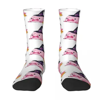Носки Witch Blobfish, впитывающие пот Чулки Harajuku, всесезонные носки, аксессуары для подарка унисекс на день рождения