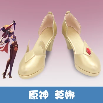 Обувь Mona Game Genshin Impact Косплейная обувь Megistus Косплей Астральное Отражение Косплей Ботинки Косплей Реквизит аниме аксессуары
