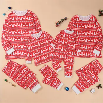 Одинаковые рождественские наряды для семьи, комбинезон для отца и сына, одежда для мамы и дочки, семейный комбинезон, пижама