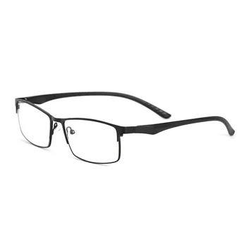 оправа для очков из сплава 54 мм Для мужчин 2023 Модные Деловые Металлические Квадратные очки для мужчин при близорукости, Оптическая оправа для очков 8009