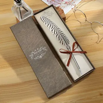 Подарок на день рождения для подписания в офисе Изысканные подарки Шариковая ручка в подарочной упаковке Шариковая ручка в подарочной упаковке Нейтральная гелевая ручка Гусиная ручка