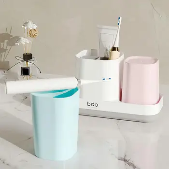 Подставка для зубных щеток, компактный набор держателей зубных щеток со съемными чашками, Органайзер для хранения зубной пасты, Стильная бритва