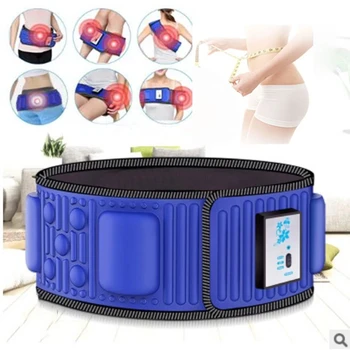 Портативный массаж живота электрическим миостимулятором, лечение жира с обезболиванием, 360-градусное похудение тела с помощью горелки