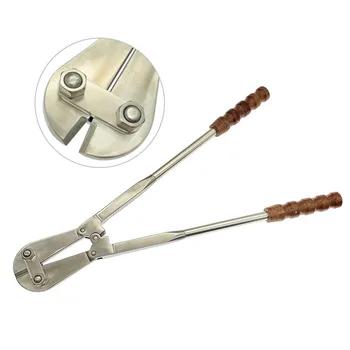Режущий инструмент для имплантатов емкостью до 6 мм, съемная деревянная ручка, ортопедический хирургический инструмент
