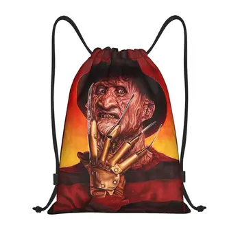 Рюкзак на шнурке из фильма ужасов, спортивная сумка для мужчин и женщин, персонаж фильма о Хэллоуине 
 Сумка для покупок