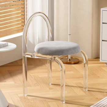 Современные акриловые обеденные стулья Отличительного дизайна Кухонные Обеденные стулья на открытом воздухе Роскошная мебель для гостиной Silla Comedor Home Furniture B1