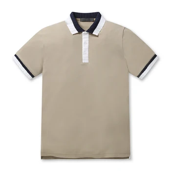 Топ для гольфа 2023, новая мужская рубашка поло с коротким рукавом, приталенная M222135