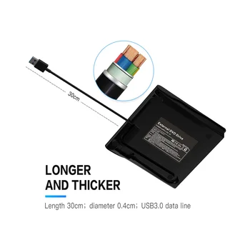 Устройство записи USB 3.0 DVD/ Cd Внешний мобильный ноутбук Type C Внешний оптический привод External Drive