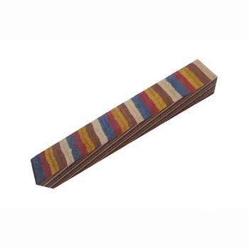 Цветные деревянные заготовки для ручек (в цветную полоску) RZ-CW030