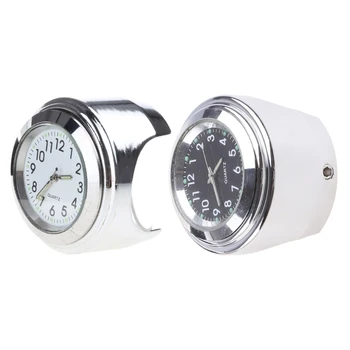 Часы с термометром на руле мотоцикла, водонепроницаемые часы с циферблатом N0HF